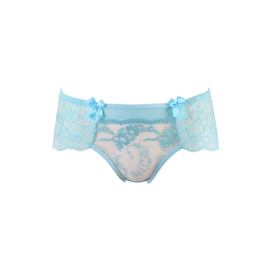 Culotte dentelle bleu V-10133 - Axami