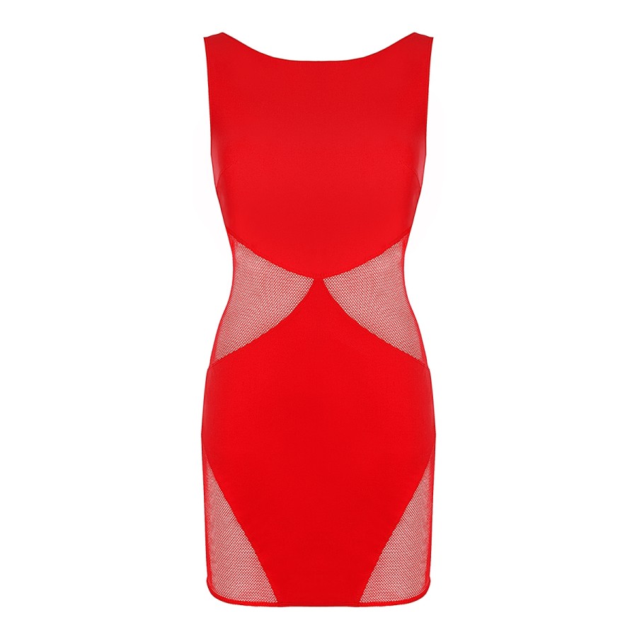 Robe rouge V-9289 - Axami