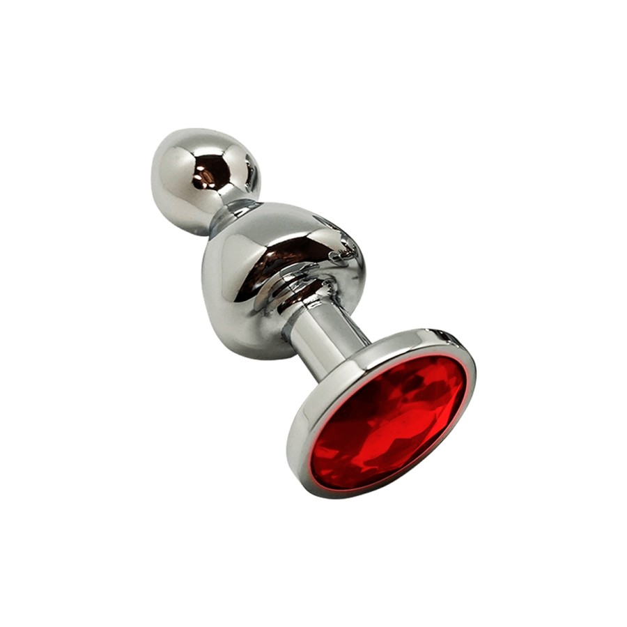 Plug bijou Lollypop rouge M - Wooomy