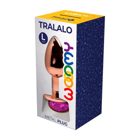 Plug bijou Tralalo rose L - Wooomy