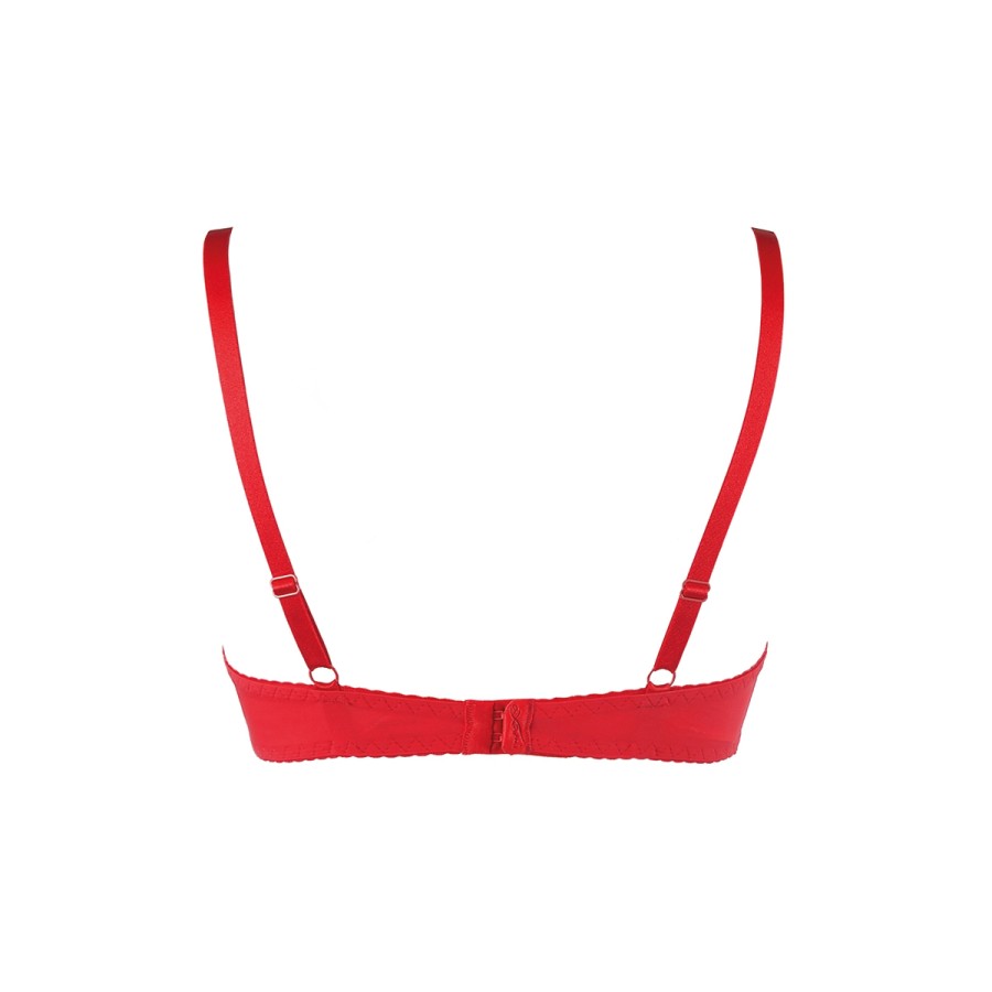 Soutien-gorge push-up rouge V-10351 - Axami