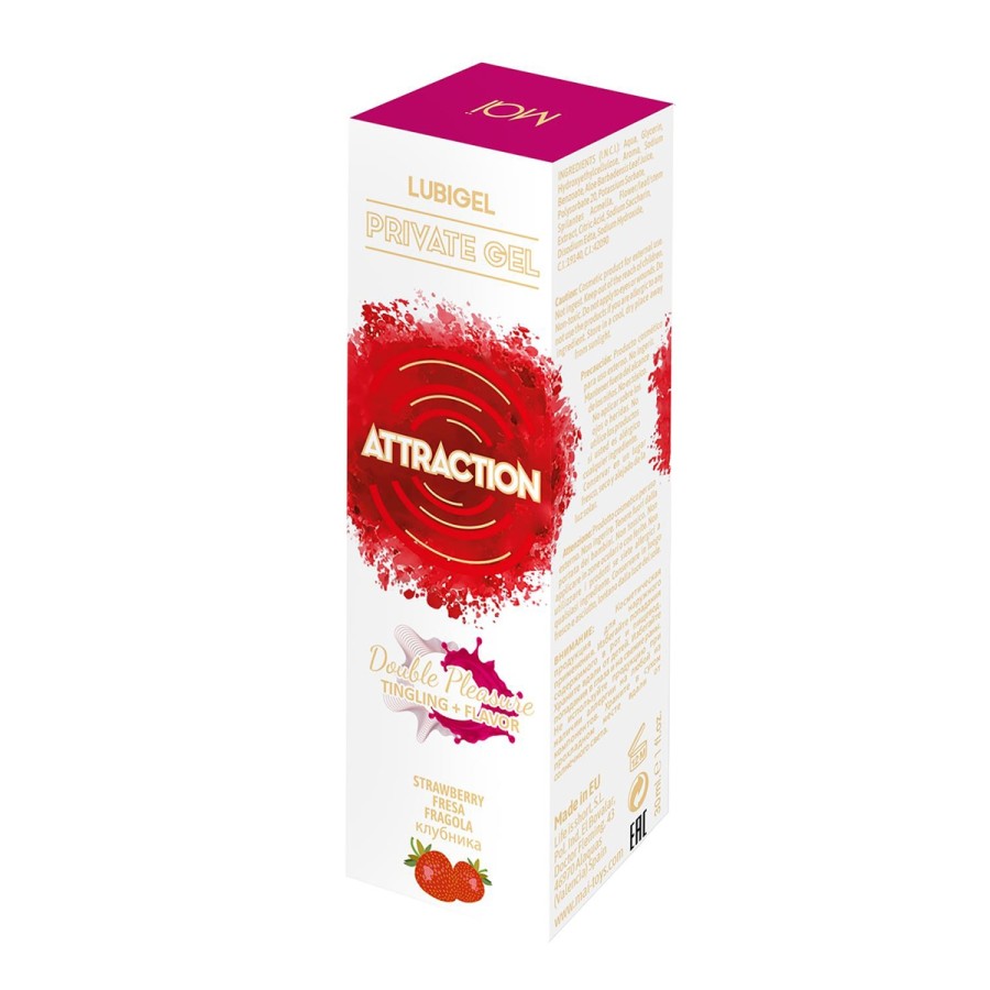 Lubrifiant stimulant fraise - Attraction