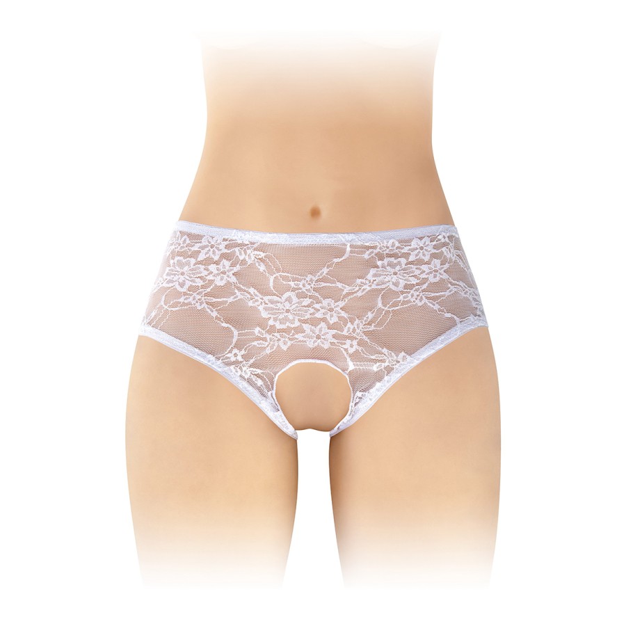 Culotte ouverte blanche Amanda - Fashion Secret