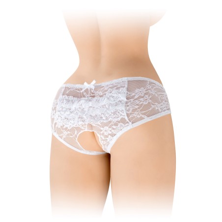 Culotte ouverte blanche Amanda - Fashion Secret