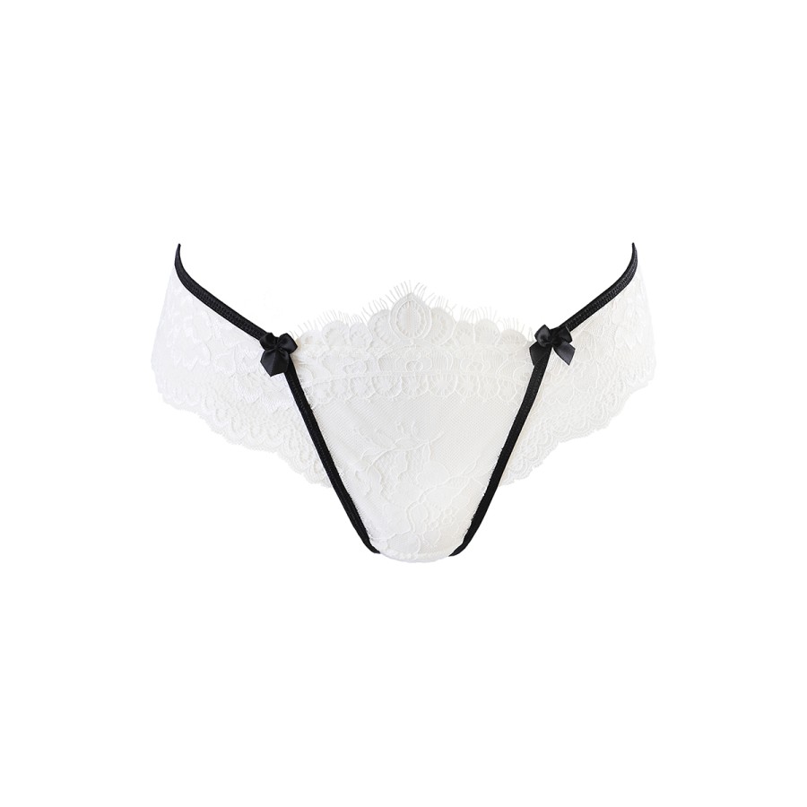 String dentelle blanc V-10488 - Axami