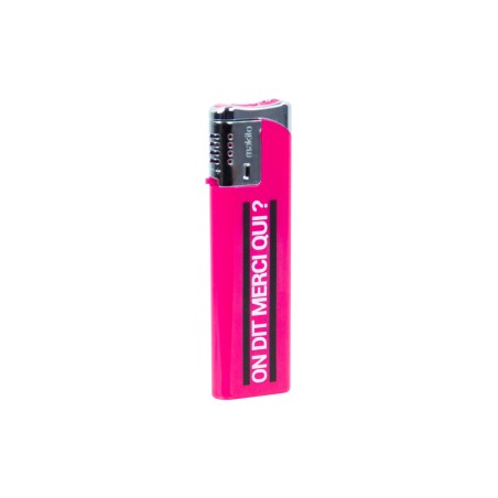 Briquet rose Jacquie et Michel