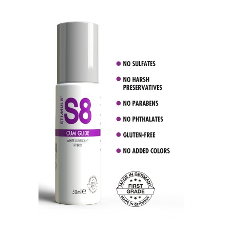 Lubrifiant hybride S8 effet sperme 50ml