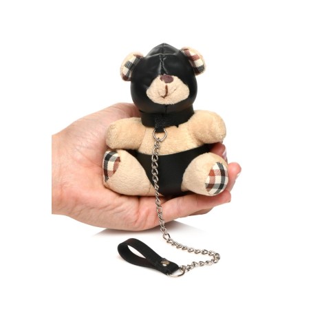 Porte-clés Teddy Bear BDSM avec cagoule