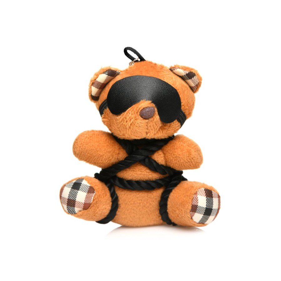 Porte-clés Teddy Bear en tenue Bondage