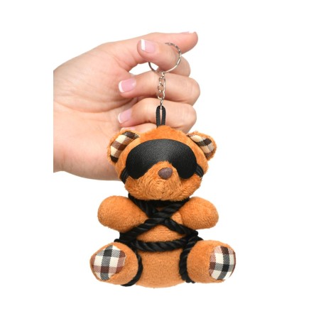 Porte-clés Teddy Bear en tenue Bondage