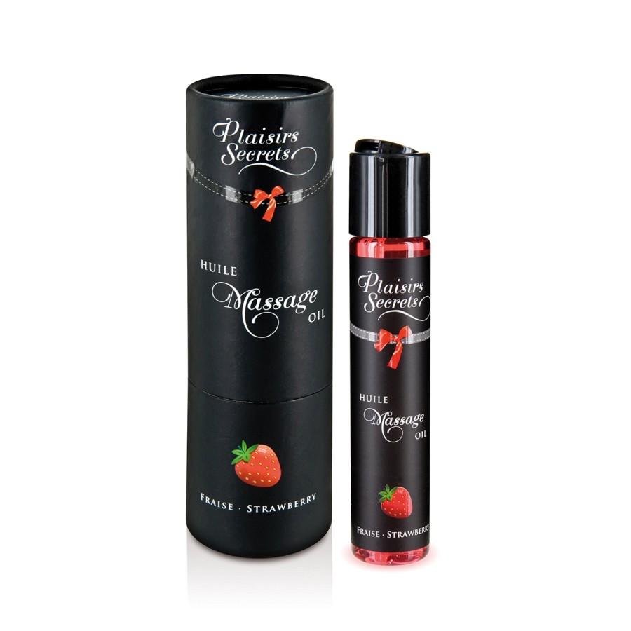 Huile de massage gourmande - Fraise