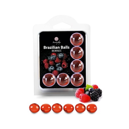 6 Brazilian Balls - baies rouges