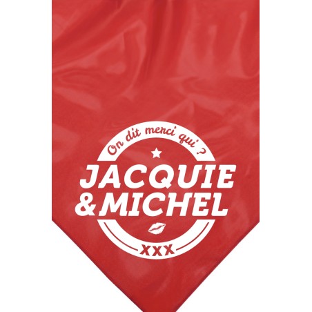 Bandana rouge Jacquie & Michel