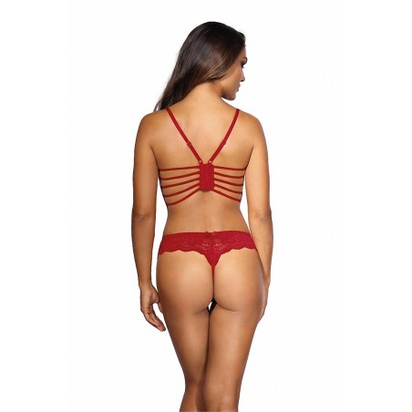 Soutien-gorge dentelle rouge V-9691 - Axami