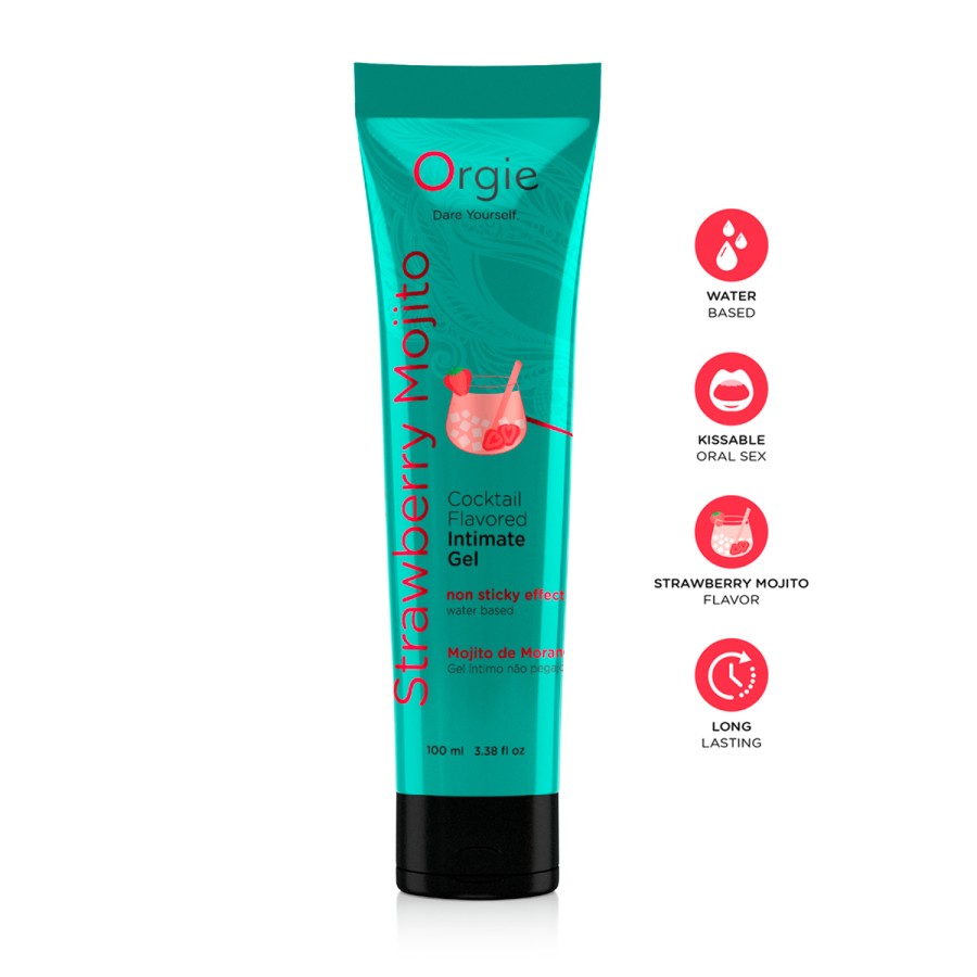 Gel intime Lube Tube Cocktail Fraise Mojito 100ml