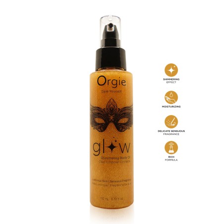 Huile brillante pour le corps 110ml - Orgie