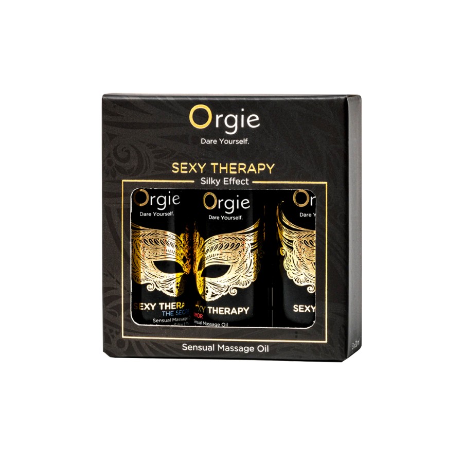 Coffret 3 huiles de massage sensuel Sexy Therapy Collection