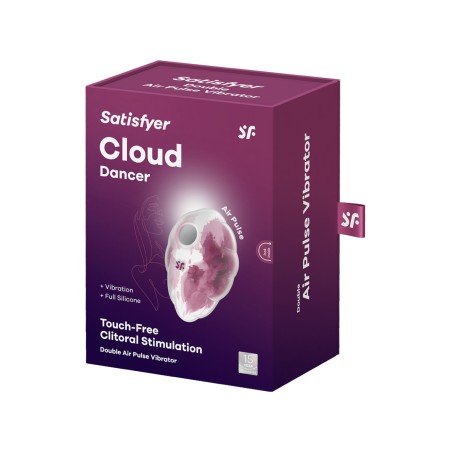 Stimulateur sans contact et vibrant Cloud Dancer - satisfyer